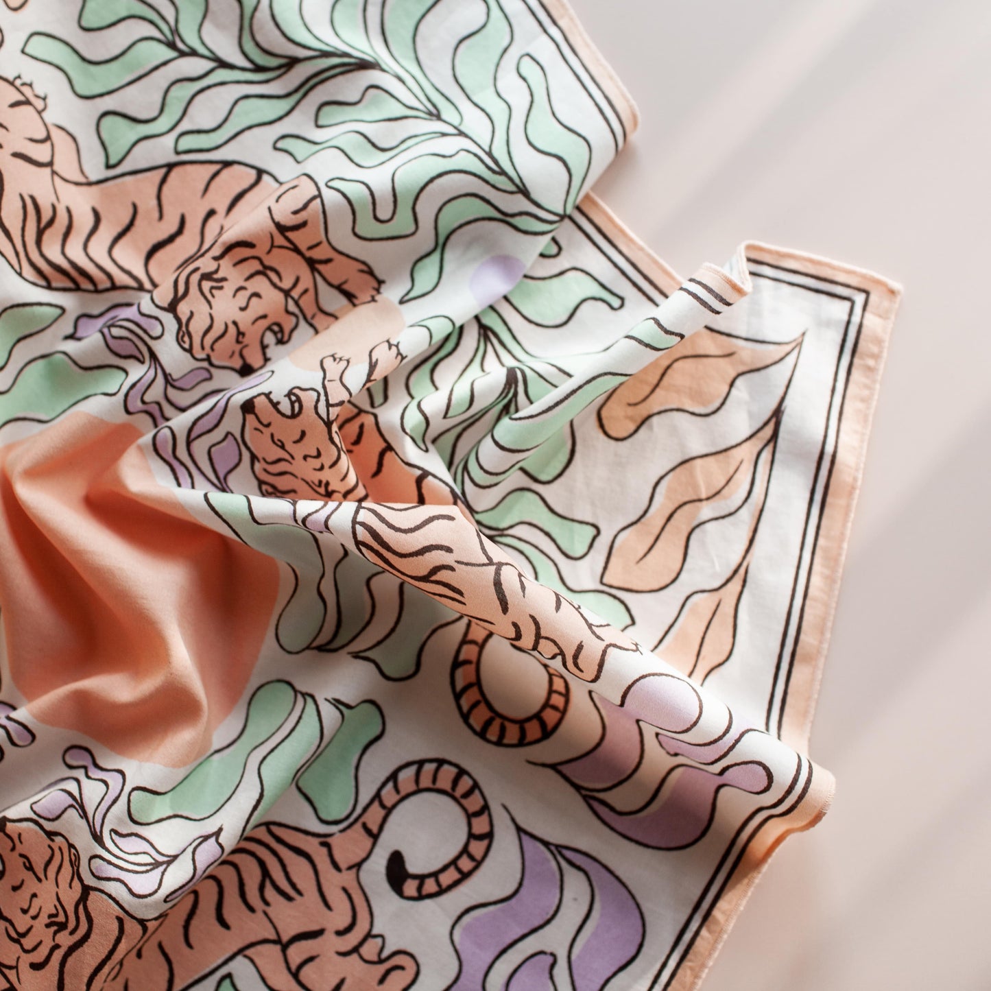 The Tigress Square Scarf
