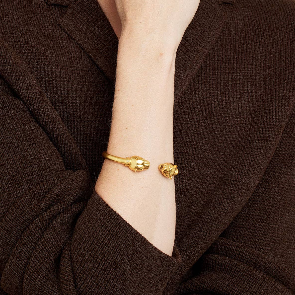 Panther Gold Bangle