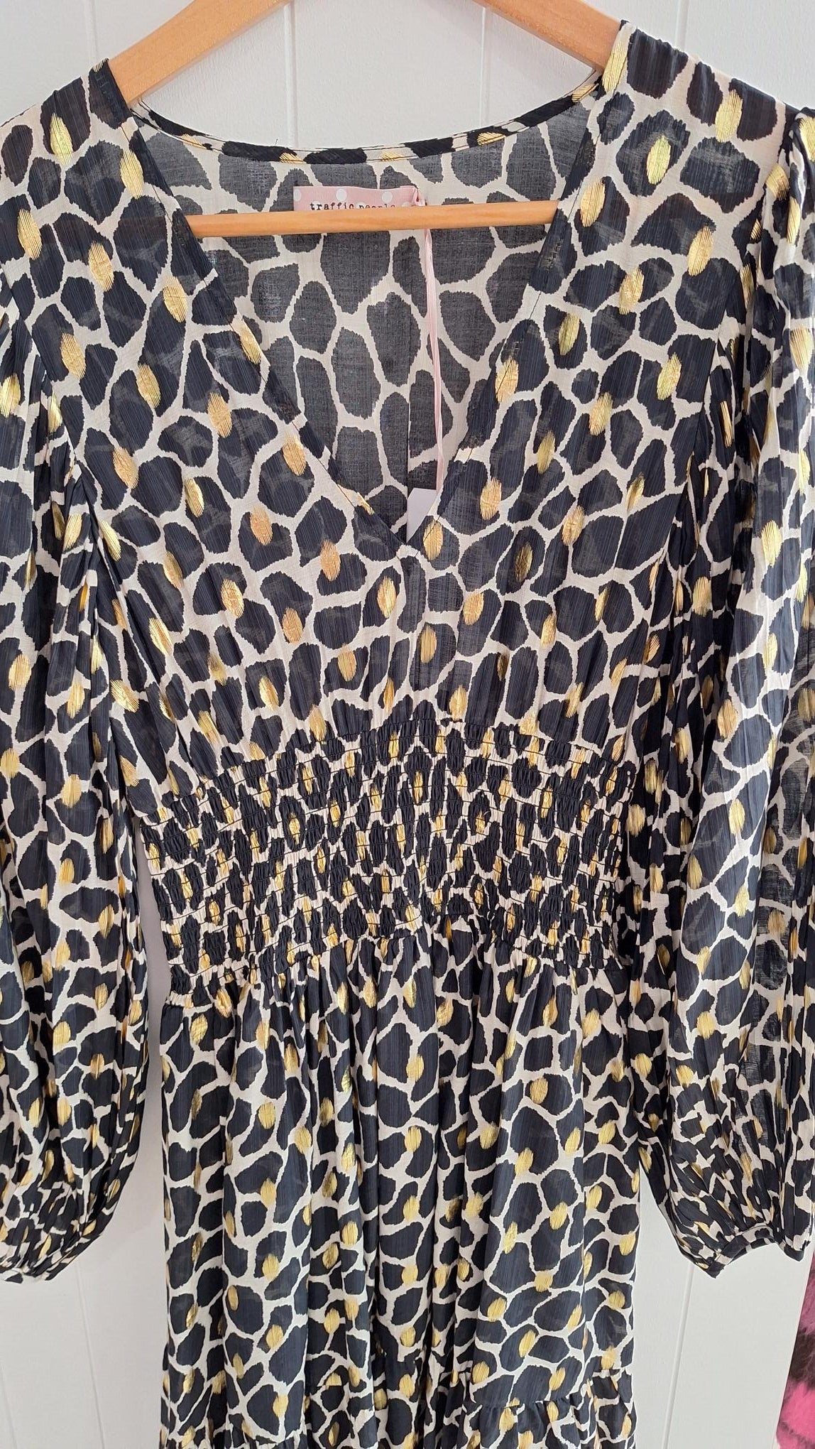 Black and Gold Whispers Dress
