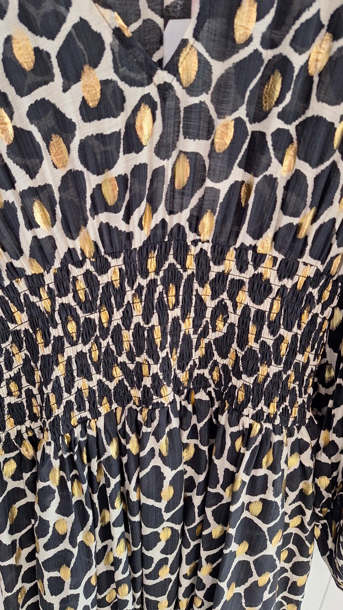 Black and Gold Whispers Dress
