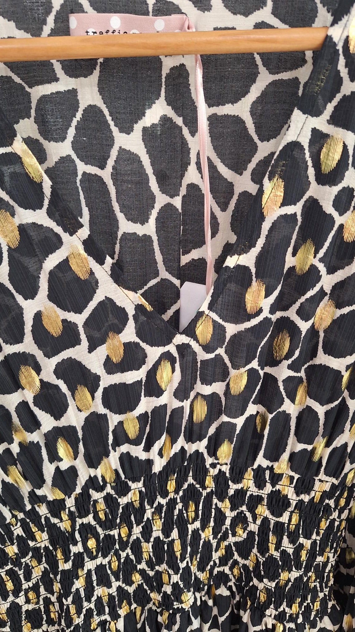 Black and Gold Whispers Dress