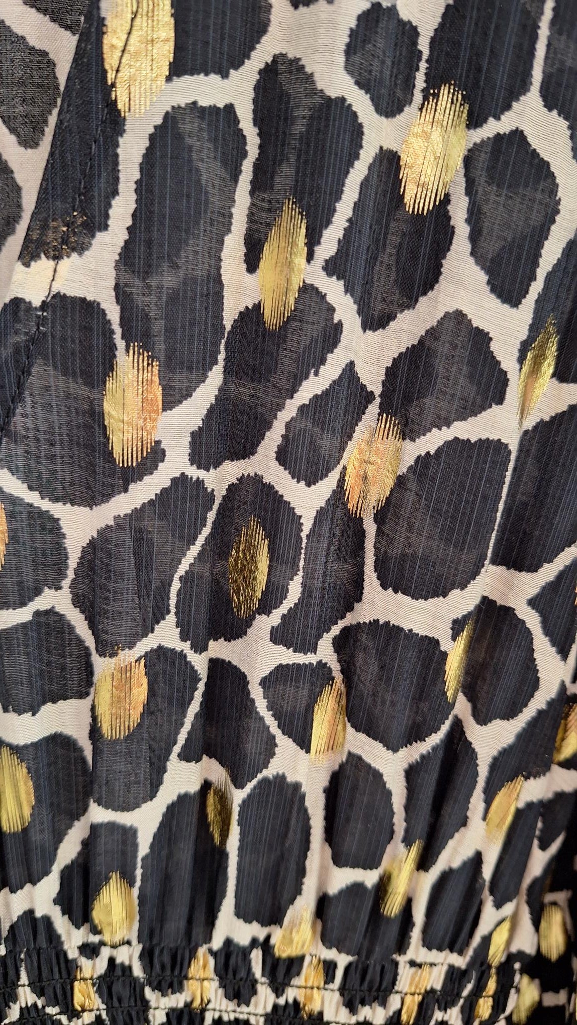 Black and Gold Whispers Dress