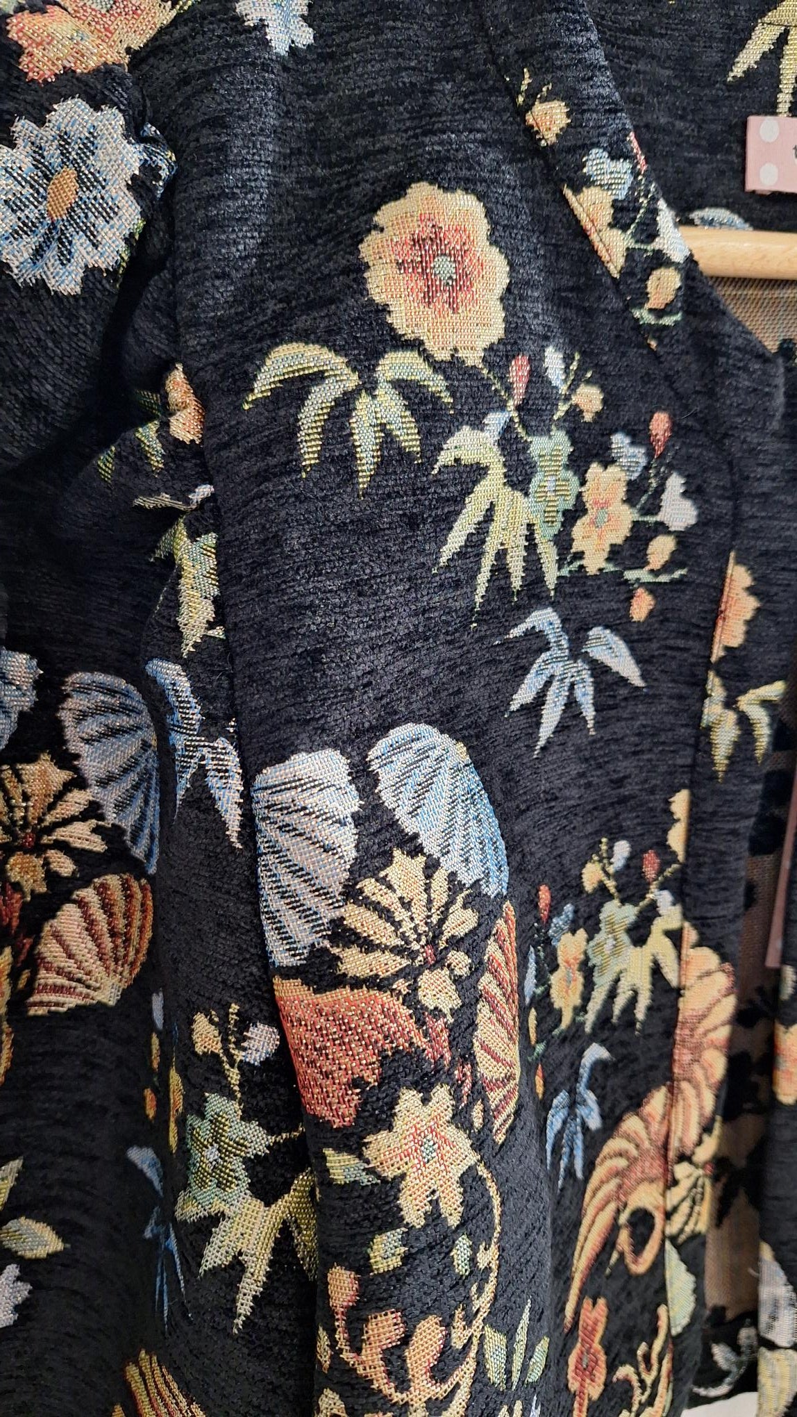Floral Black Paddle Jacket