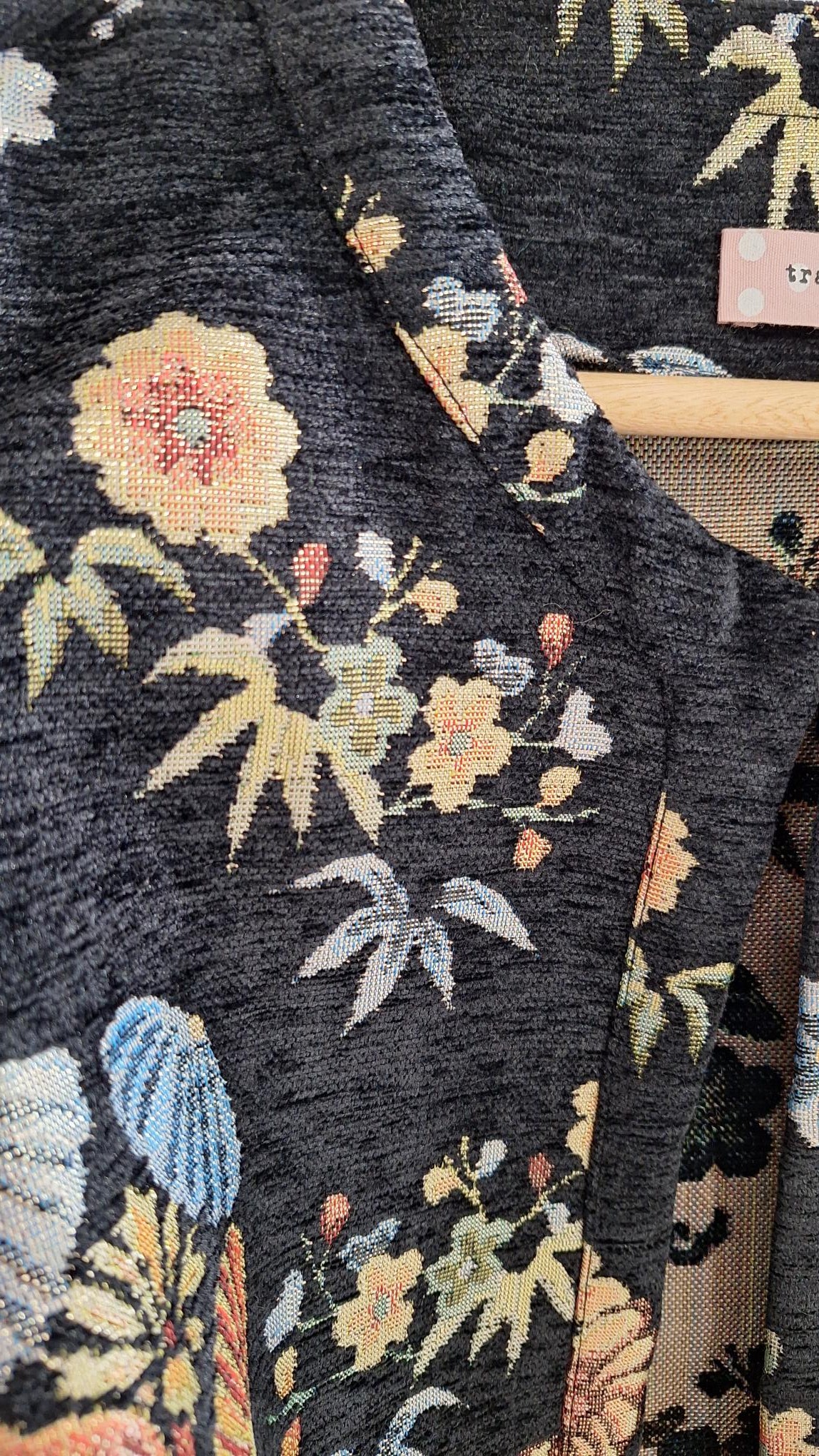 Floral Black Paddle Jacket