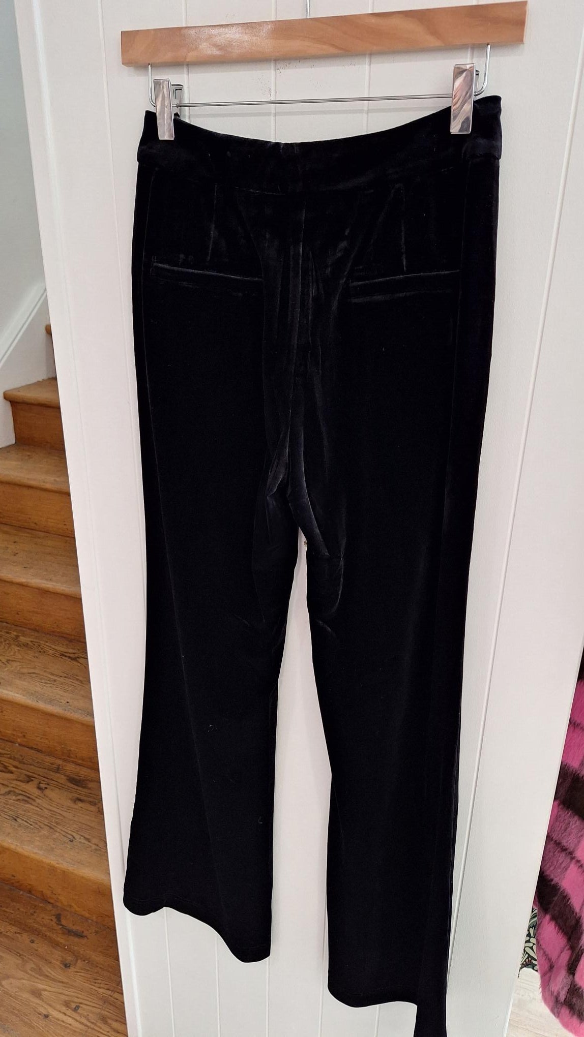 Ceeci Trousers in Black Velvet