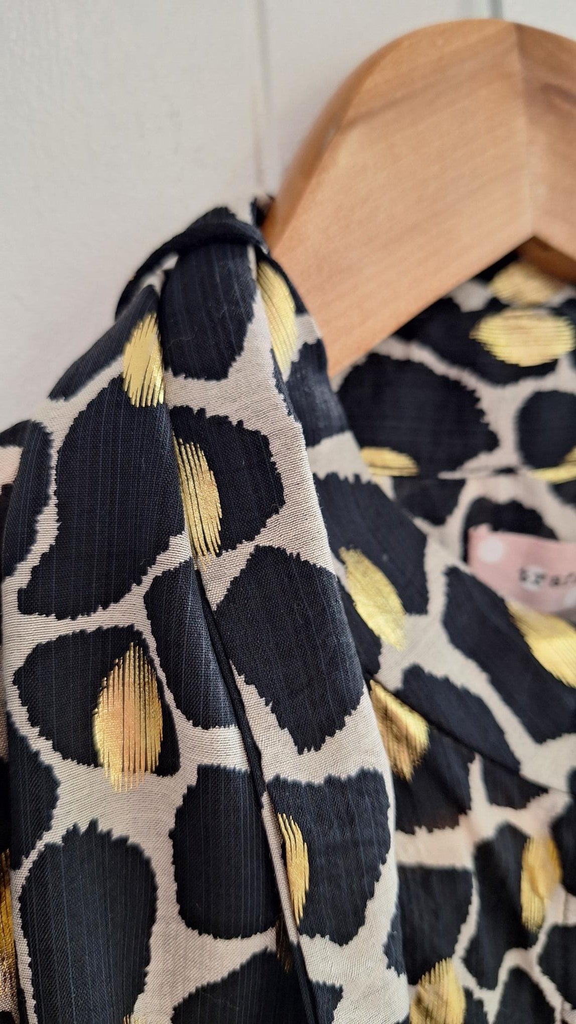 Bonnie Blouse in Black and Gold