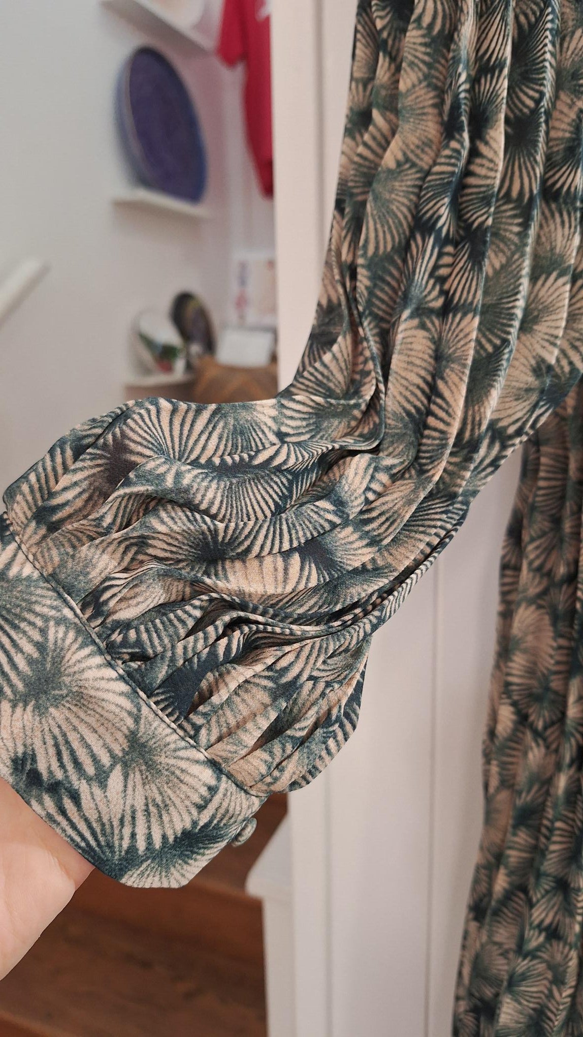 Printed Chiffon Dress