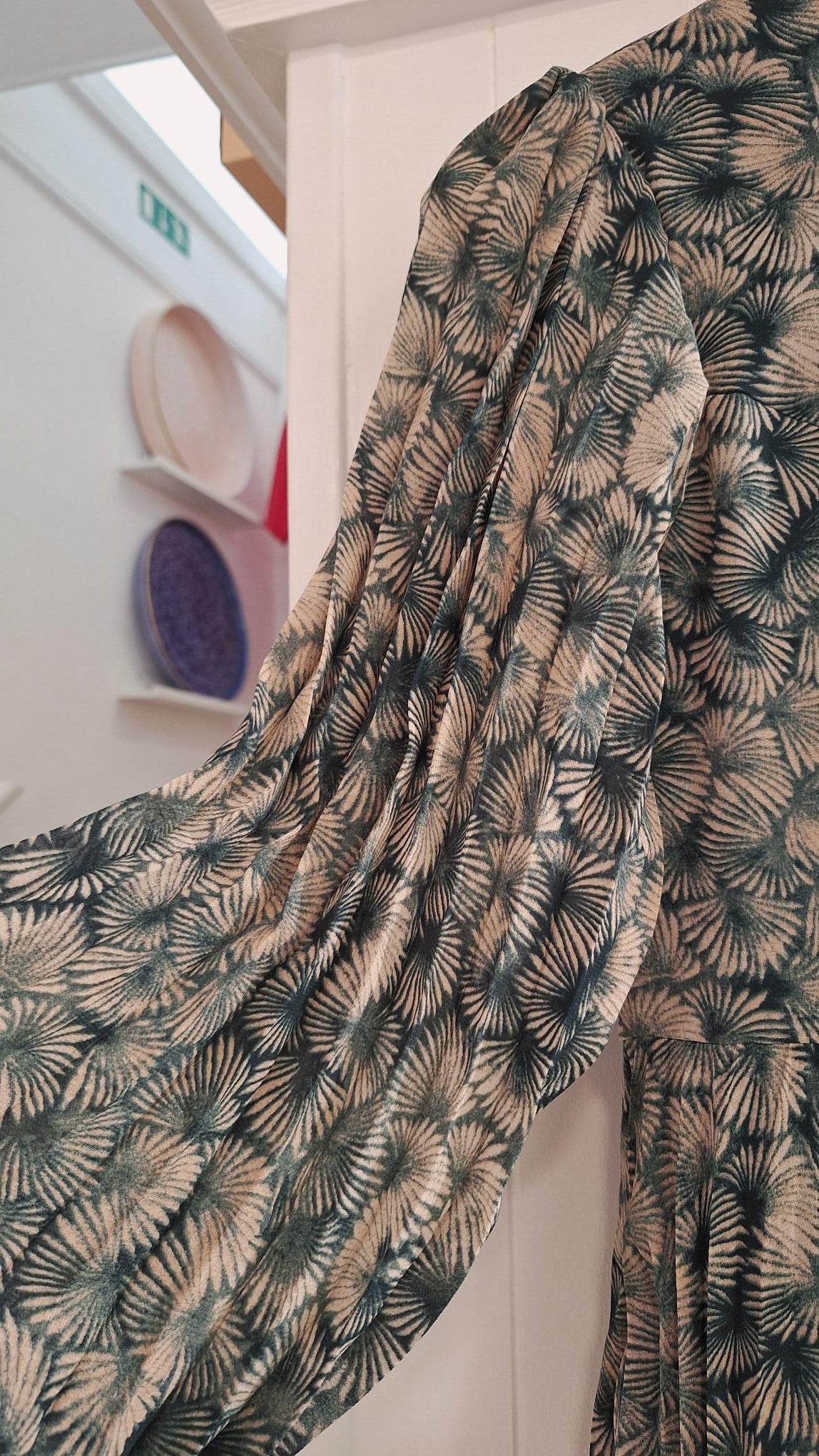 Printed Chiffon Dress