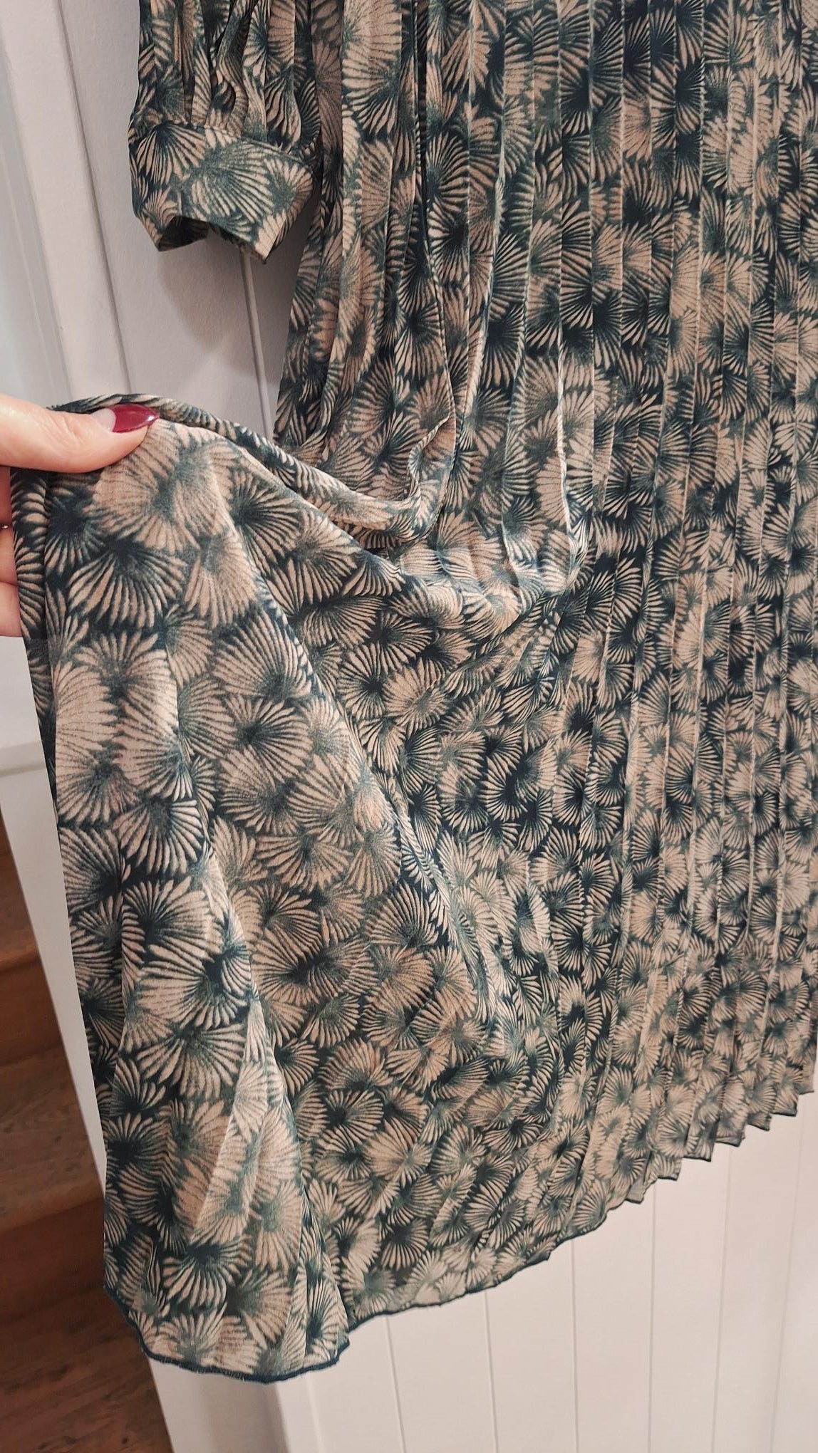 Printed Chiffon Dress