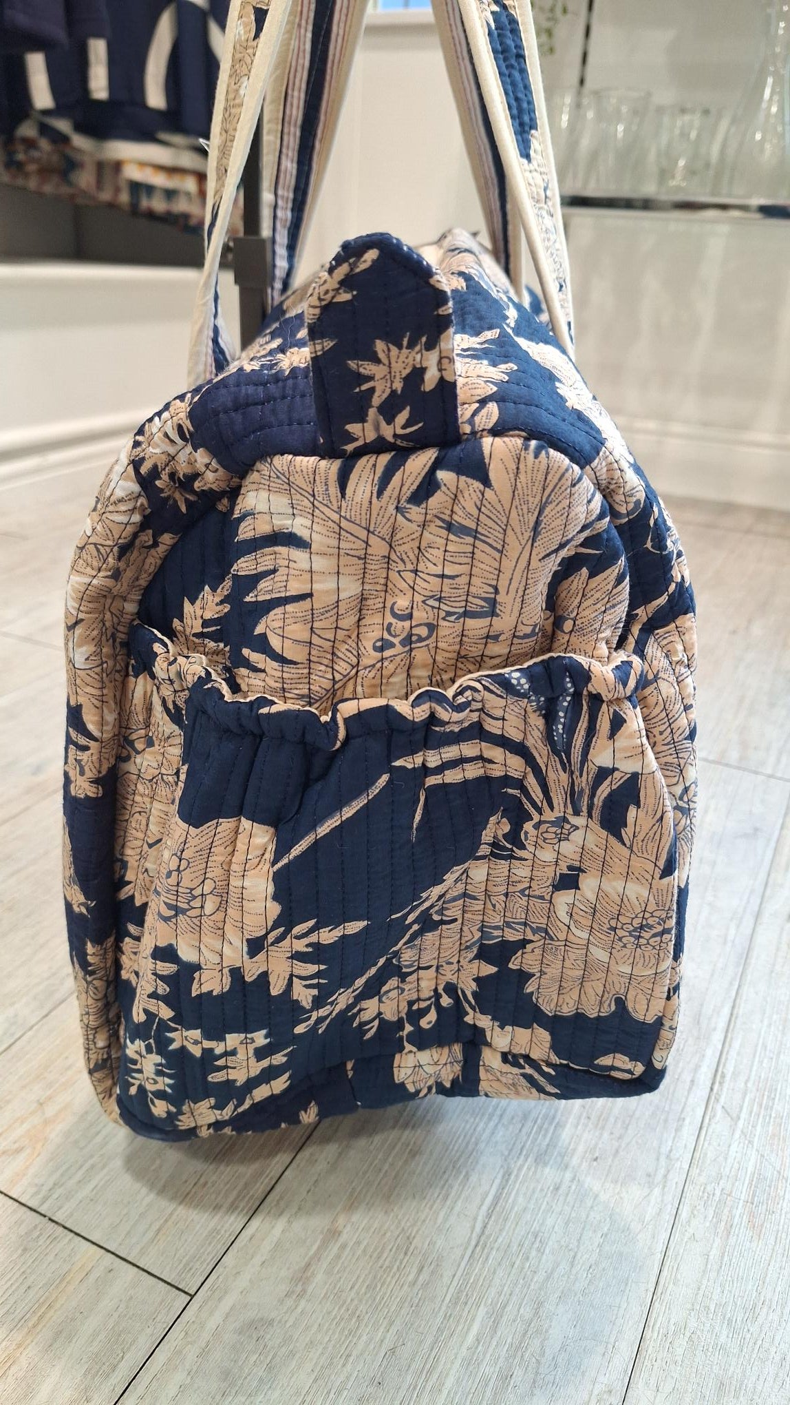 Serendipity Duffle Bag in Midnight Blossom