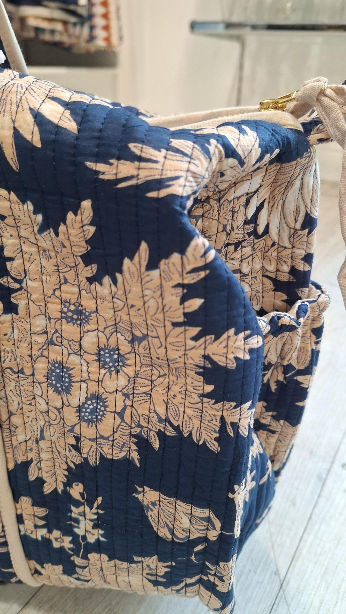 Serendipity Duffle Bag in Midnight Blossom
