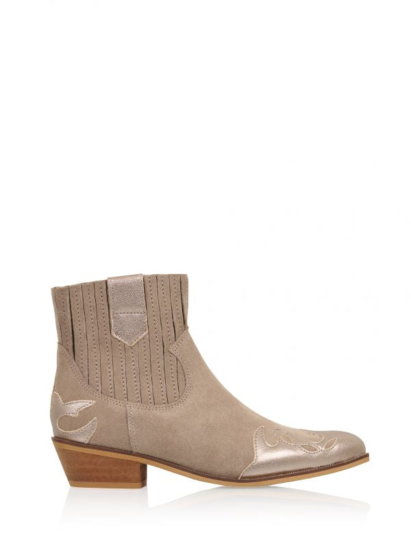 Taupe booties online