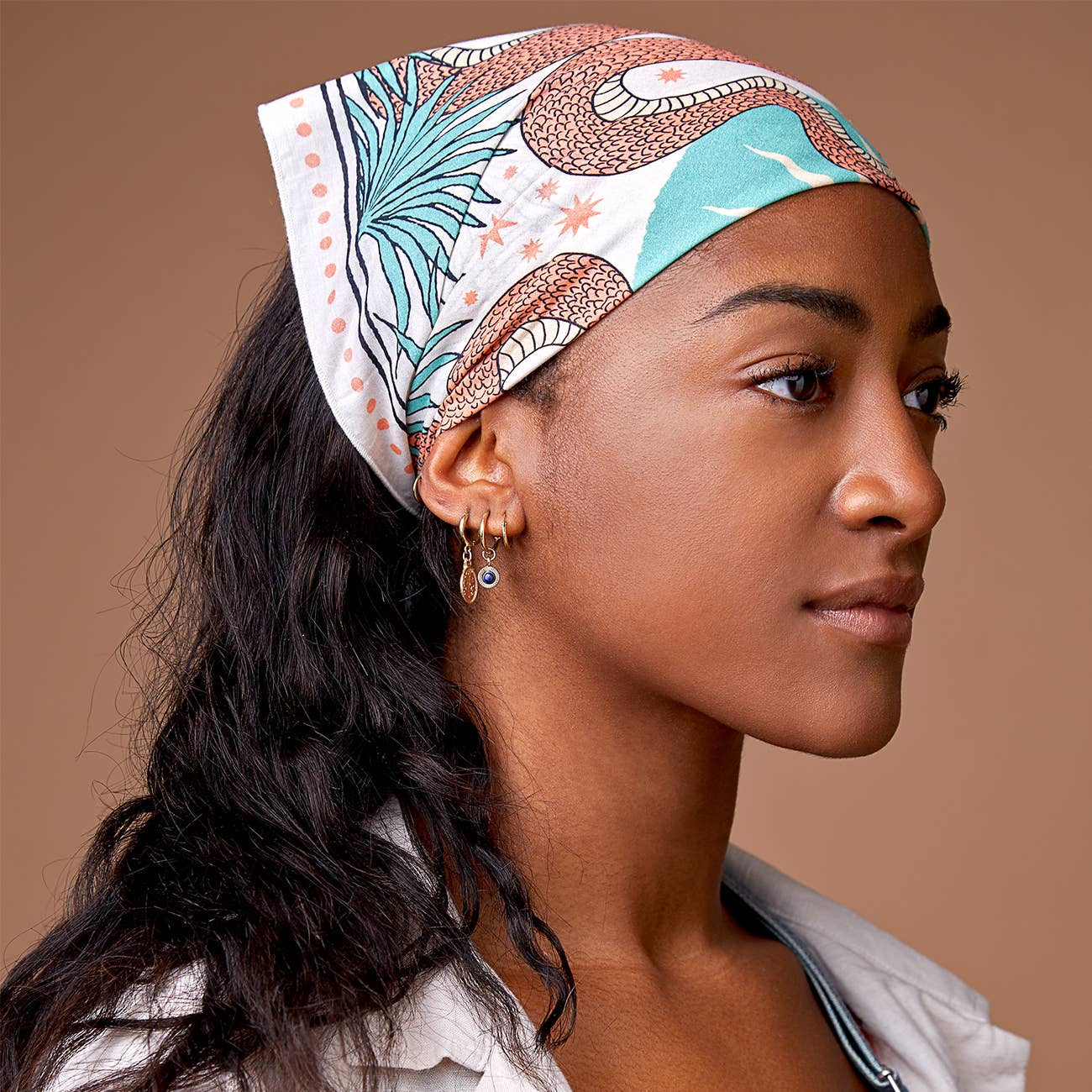 The Serpent Square Scarf