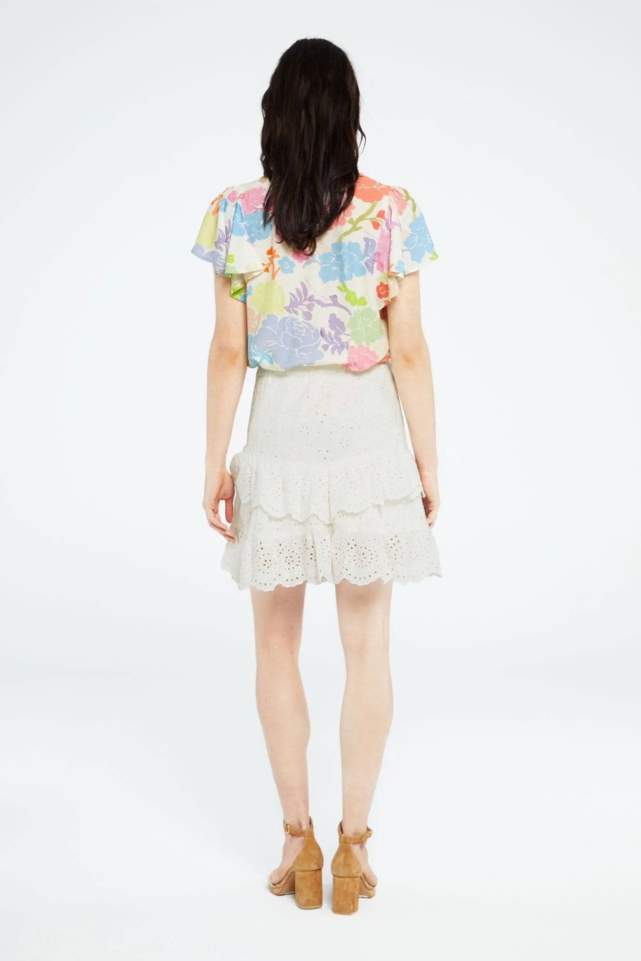 Vanessa Top in Caribbean Chintz