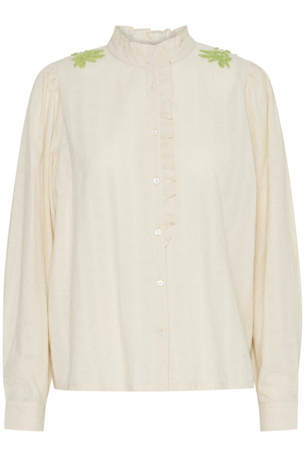 IRSANNA Long Sleeved Shirt in Birch