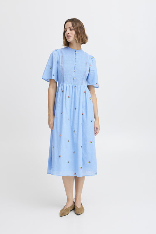 IROLIVIA Dress in Dusk Blue