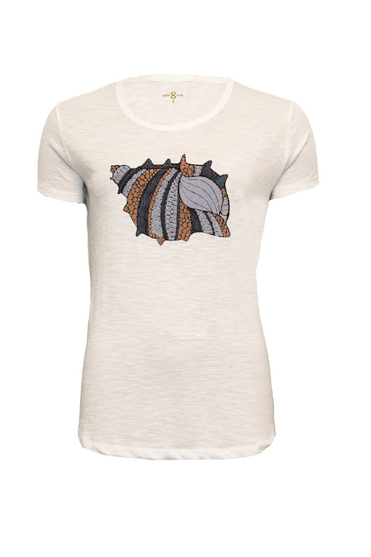 Seashell Tee in Blue Mix