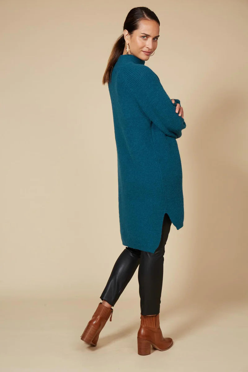 Kit Knit Top/Dress in Teal