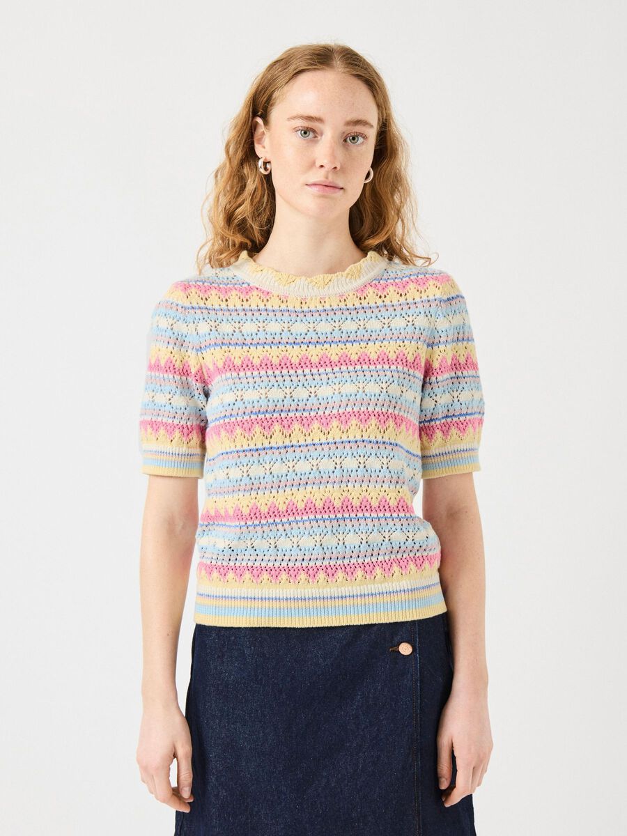 YASMULTA SS KNIT TOP S.