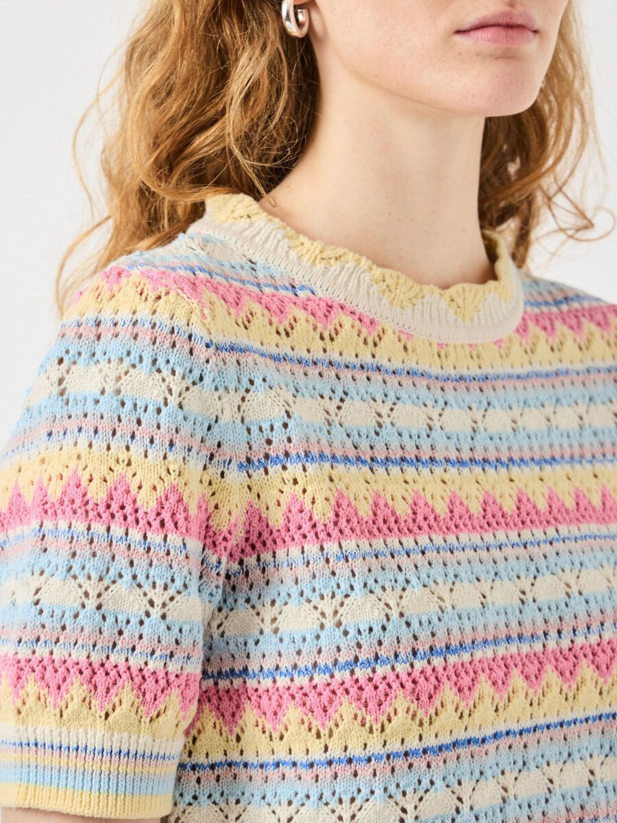 YASMULTA SS KNIT TOP S.