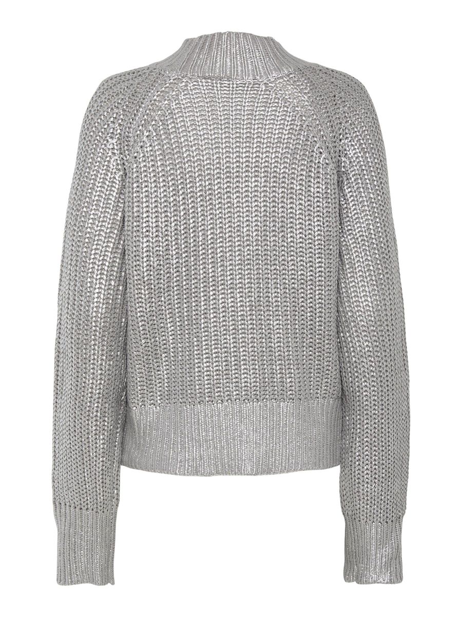 YASMARISSI Knitted Jumper in Alloy