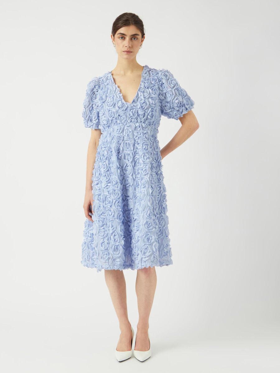 YASROSIVA Midi Dress in Halogen Blue