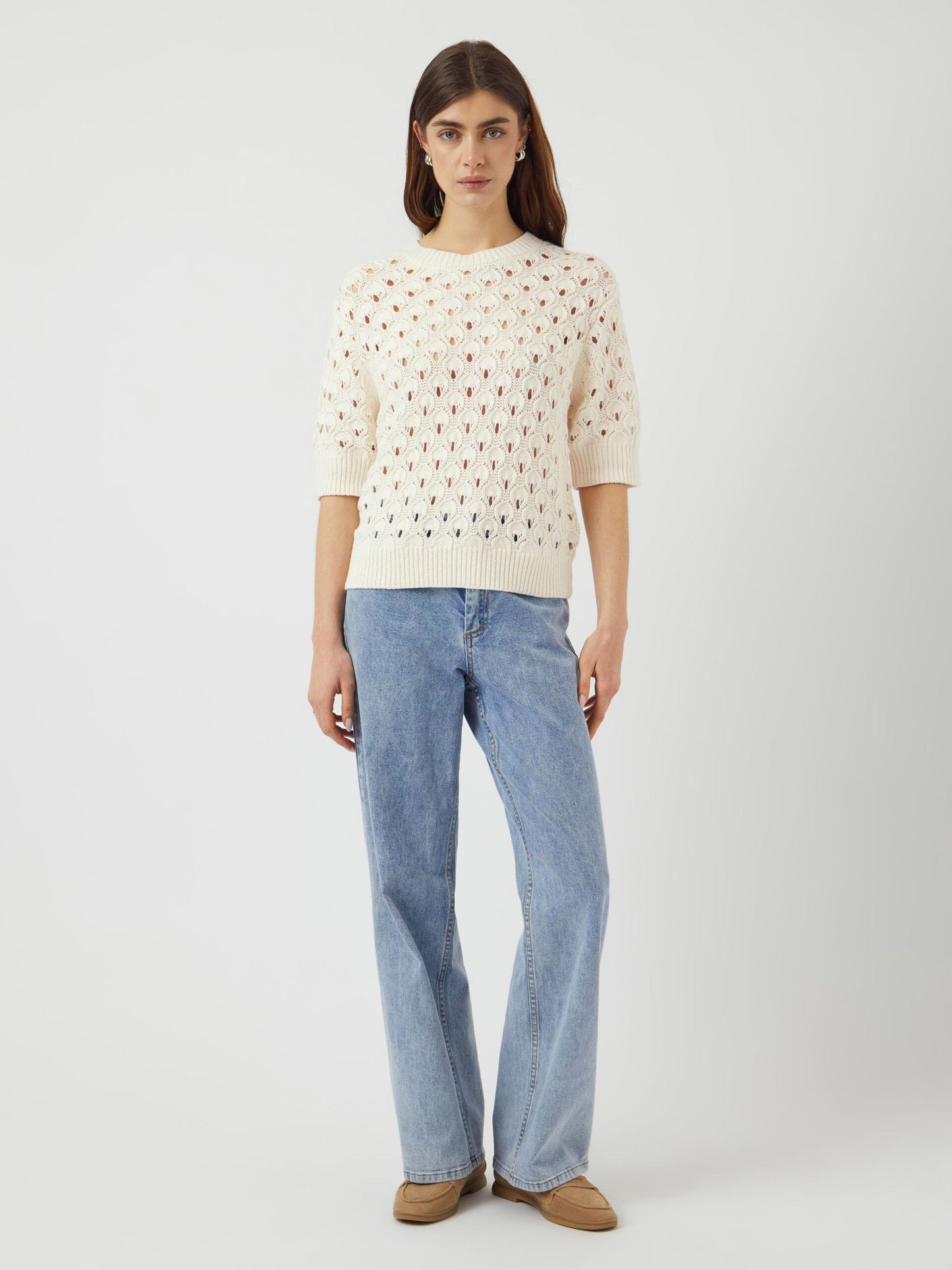 YASMANSA Pullover in Star White