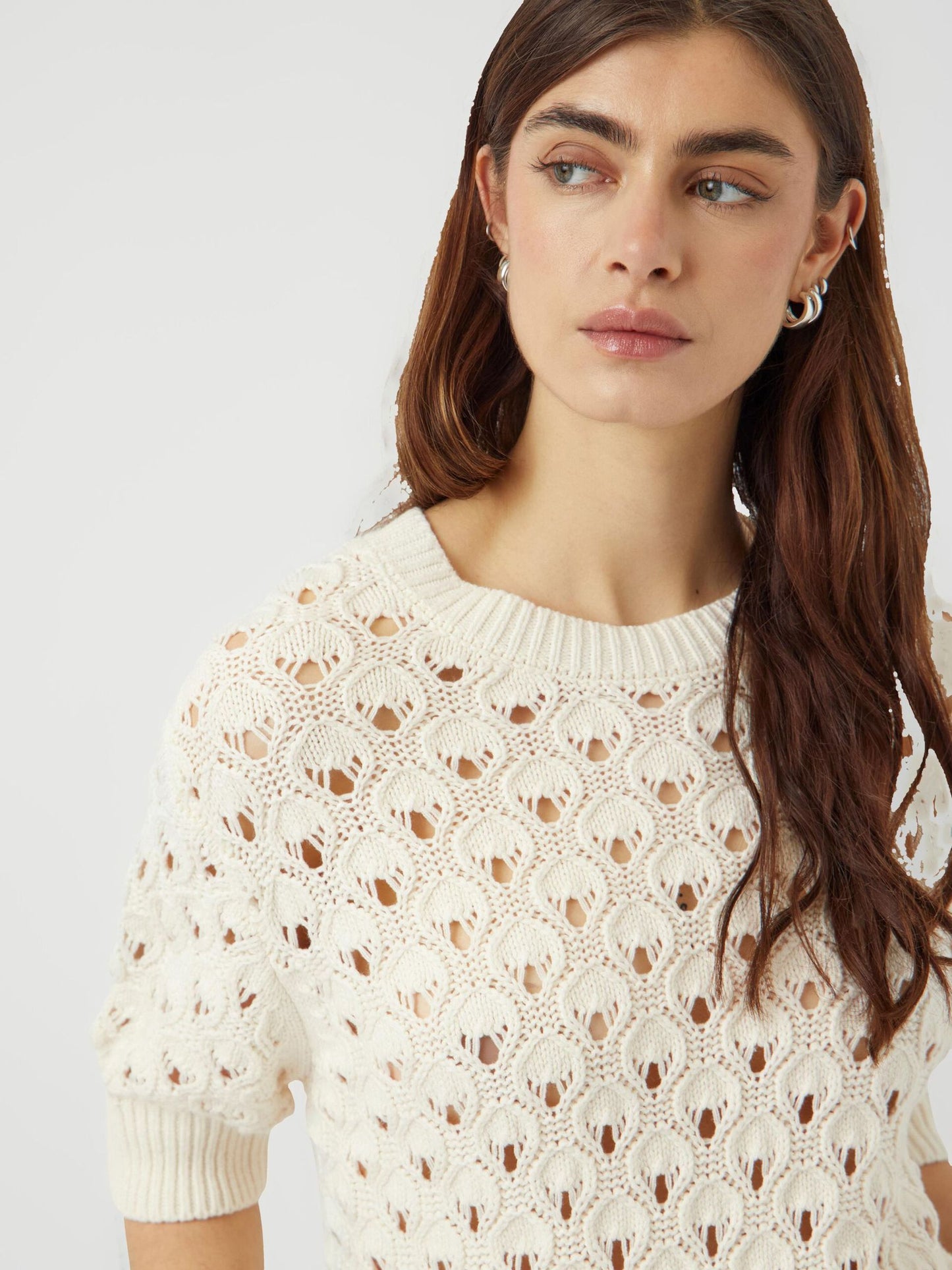 YASMANSA Pullover in Star White