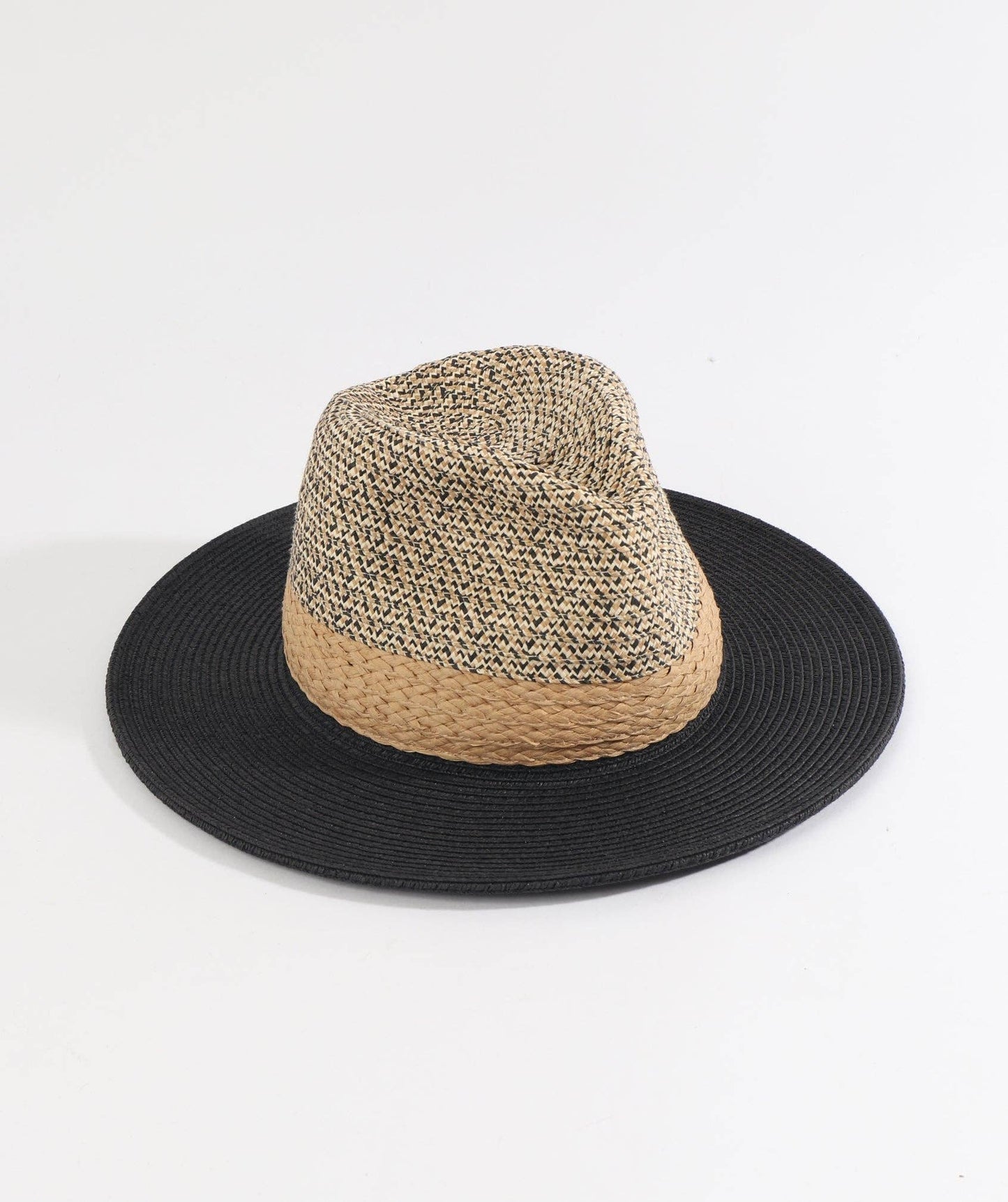 Farrah Hat - Natural/Black