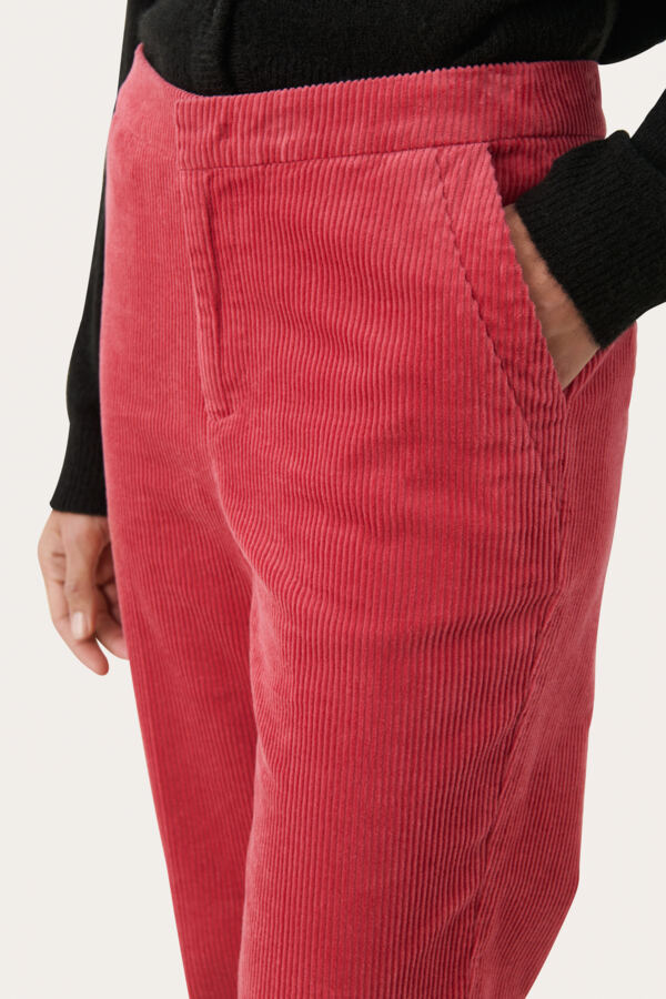 Mishas Cord Trousers in Slate Rose