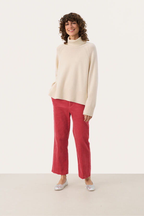 Mishas Cord Trousers in Slate Rose