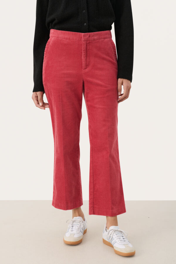 Mishas Cord Trousers in Slate Rose