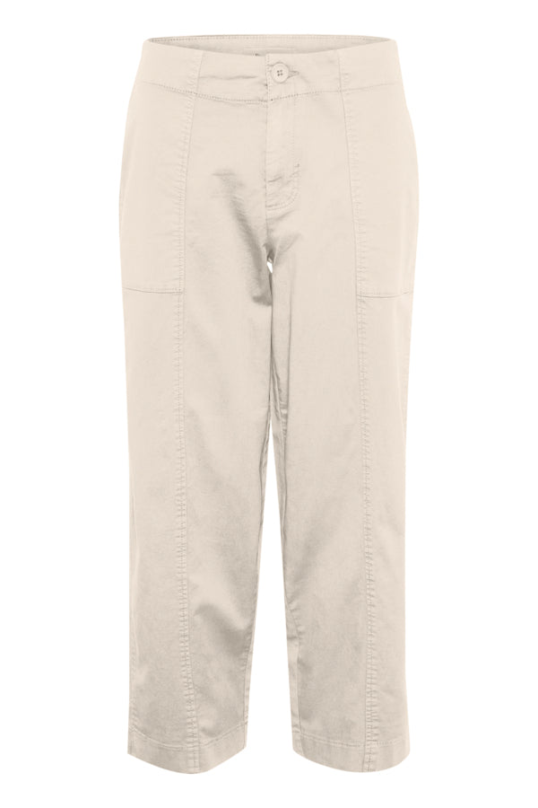 Netta Cropped Trousers in French Oak