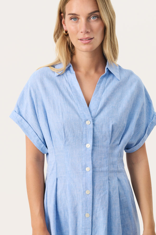 Rianna Dress in Marina Chambrey