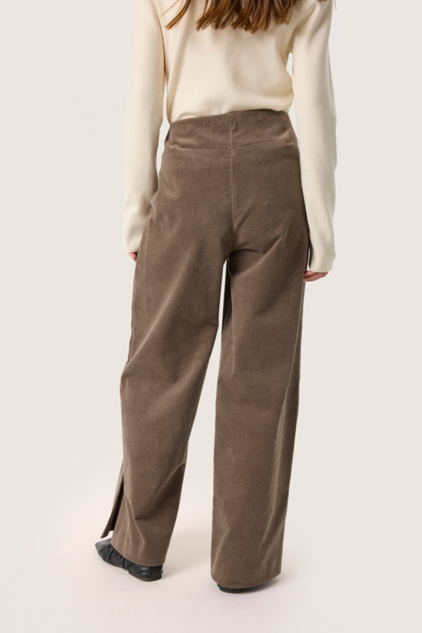SLHelle Trousers in Morel Brown