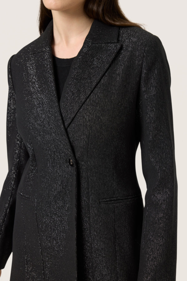 SLCahlina Corinne Fitted Blazer in Gun Metal
