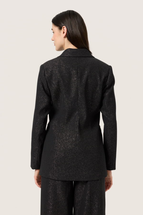 SLCahlina Corinne Fitted Blazer in Gun Metal