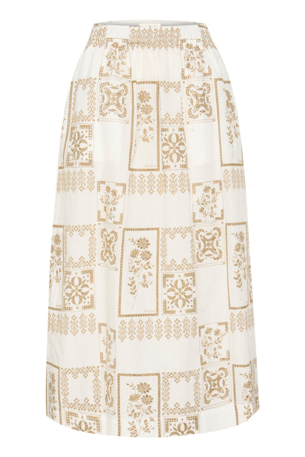 SLReesha Skirt in Broken White