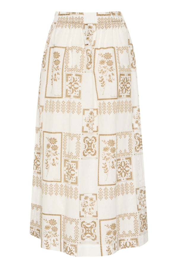 SLReesha Skirt in Broken White