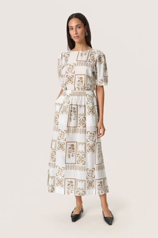 SLReesha Skirt in Broken White