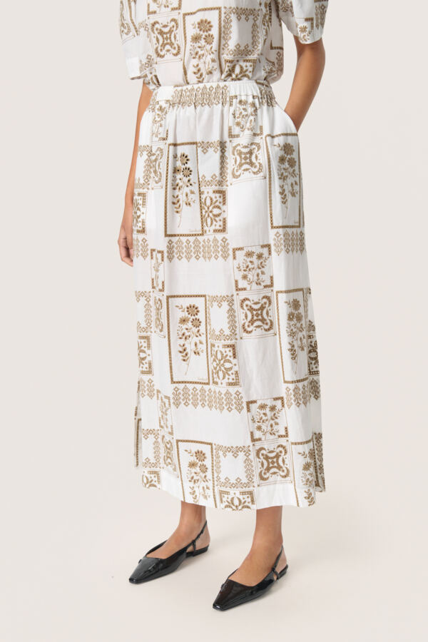 SLReesha Skirt in Broken White