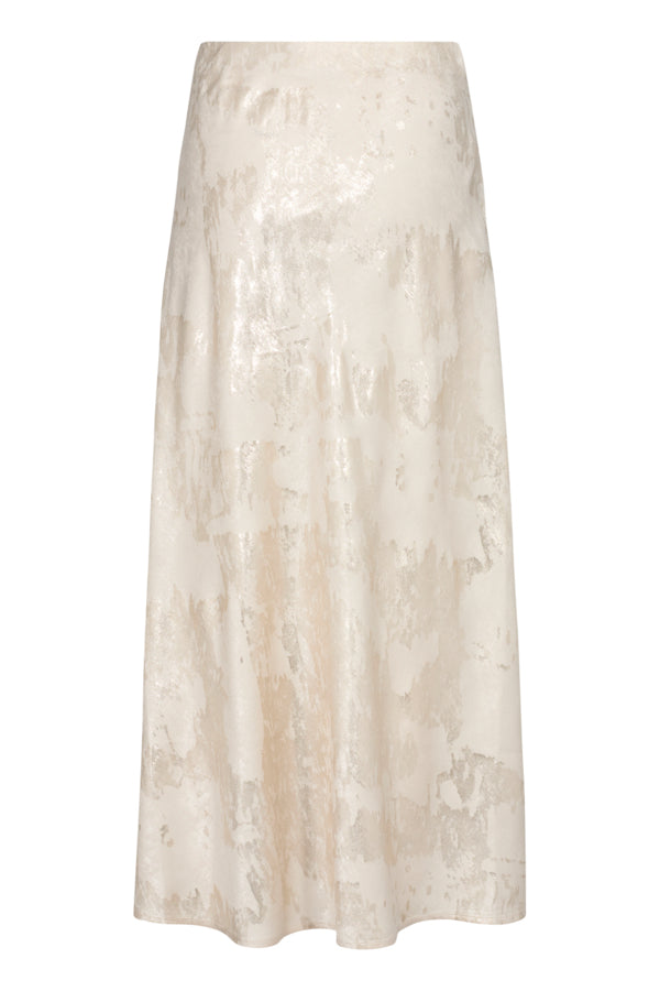 SLKitty Skirt in Ancient Scroll Metallic Print