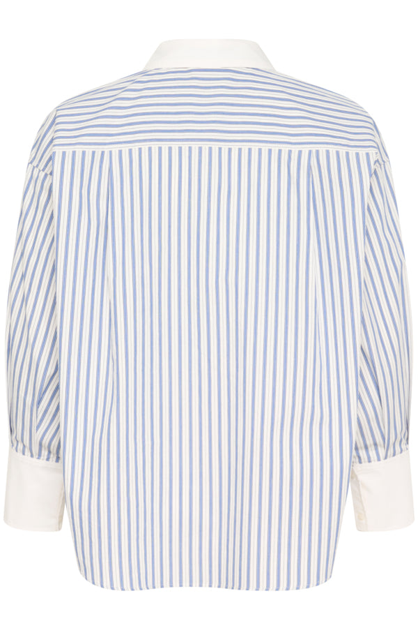 SLMimilou Iva Long Sleeved Shirt in Blue Stripe