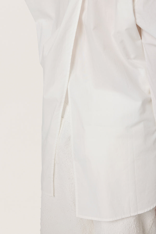 SLJani Poplin Long Sleeved Shirt in Broken White