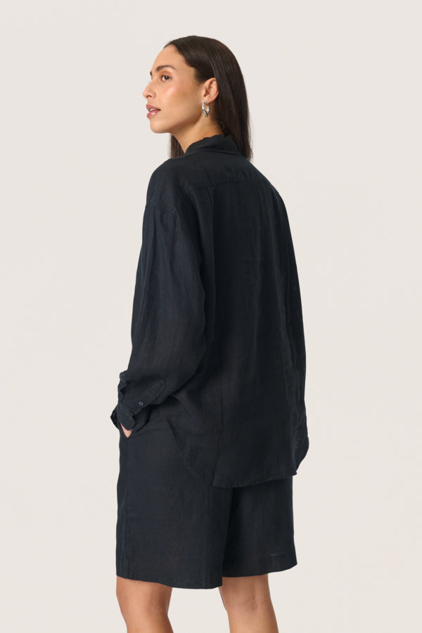 SLCelian Long Sleeved Shirt in Black