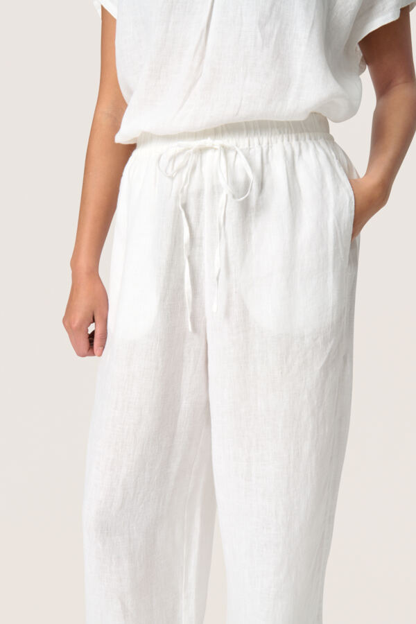 SLCelian Trousers in Broken White