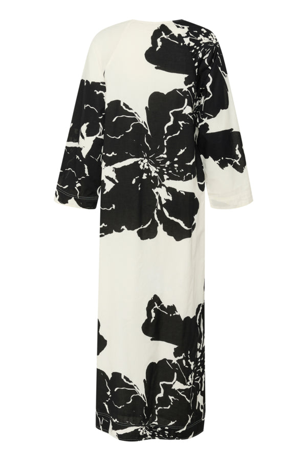 SLJoanne Kaftan Dress in Whisper White Mega Flower