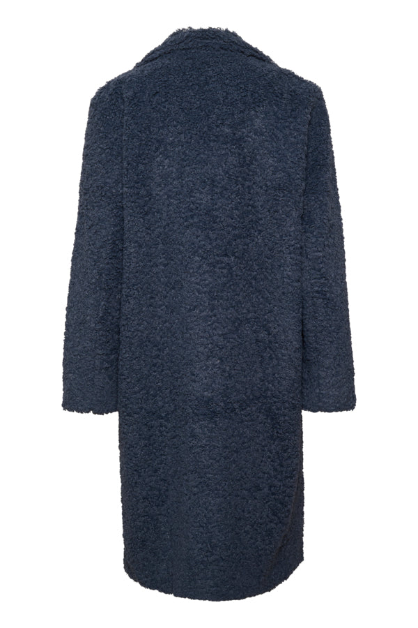 Nellie Teddy Coat in Blue