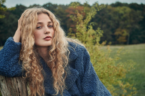 Nellie Teddy Coat in Blue