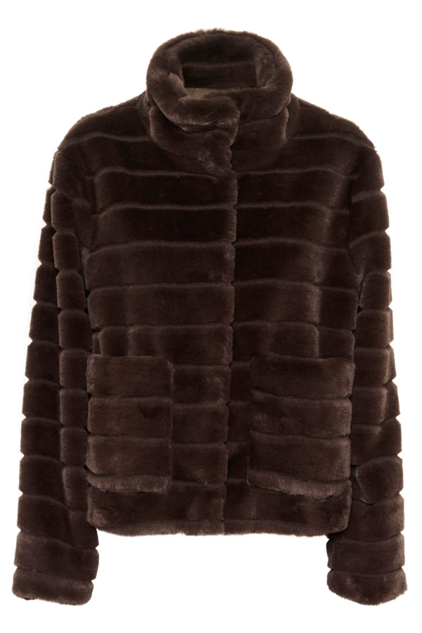 LeonieSZ Jacket in Chocolate Brown